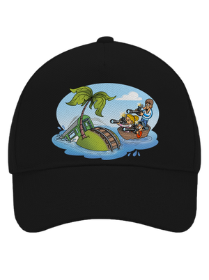 Ostrov železnice šiltovka baseballka Black