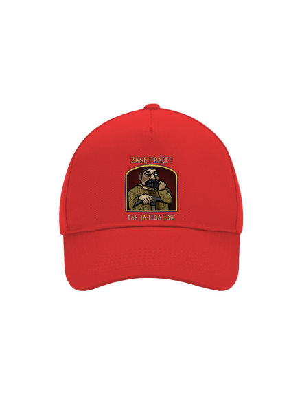 Zase práce? šiltovka baseballka Classic Red