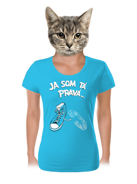 Hľadám tú pravú dámske tričko Blue Atol