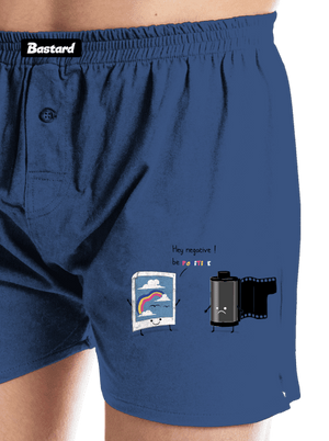 Be positive pánske trenky Blue