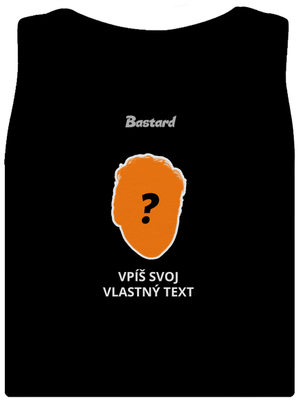 Tvoja hlava dámske tielko klasické Black