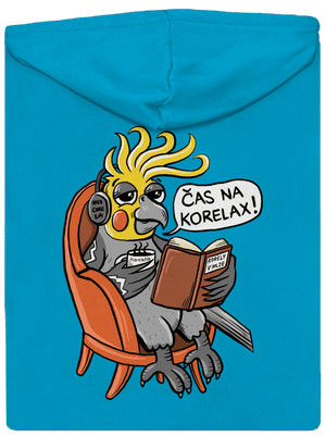 Korelax dámska mikina na zips Blue Atol