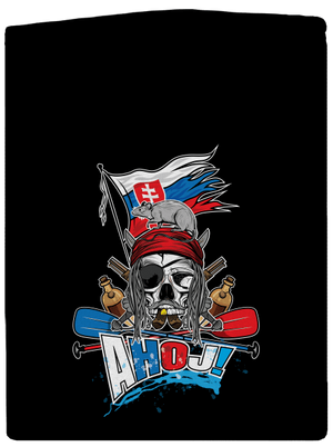 Ahoj pánska mikina na zips Black