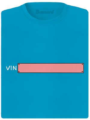 Osobný VIN kód dámske športové tričko Blue Atol
