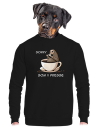 unisex mikina bez kapucne