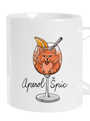 Aperol Špic veľký hrnček White