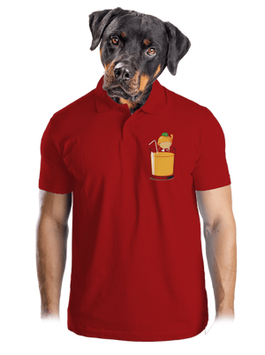 Opitý pomaranč pánska polokošeľa Red Mal