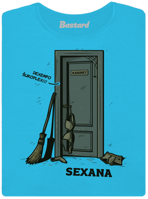 Sexana dámske tričko s lemom Blue Atol