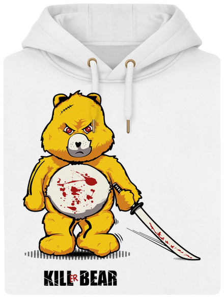 Killer bear unisex mikina premium Snowwhite