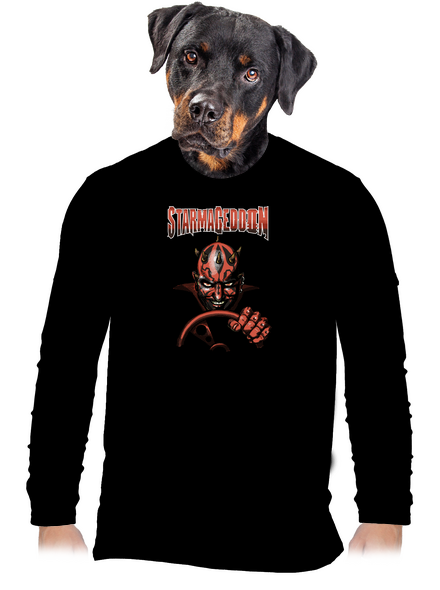 Starmageddon pánske dlhý rukáv Black
