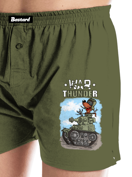 War Hunde pánske trenky Khaki