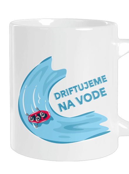 Driftujeme na vode veľký hrnček White
