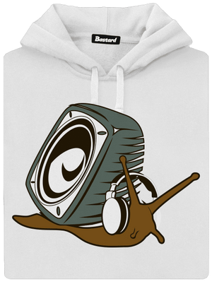 House Party dámska mikina klokanka White