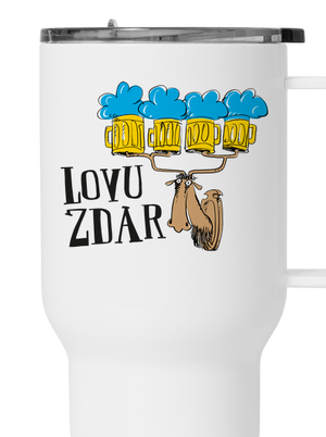 Lovu zdar termohrnček White