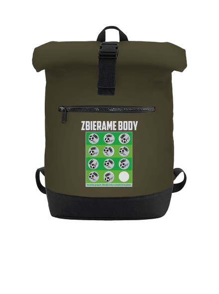 Zbierame body - futbal batoh Military Green