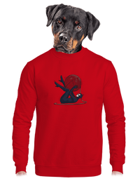 unisex mikina bez kapucne