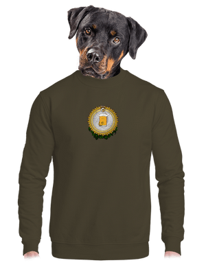 unisex mikina bez kapucne