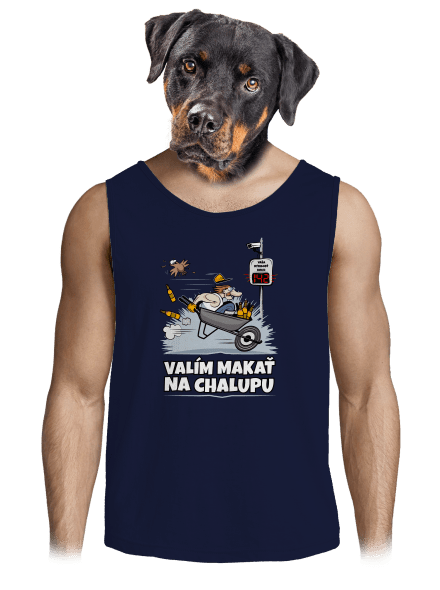 Valím na chalupu pánske tielko French Navy