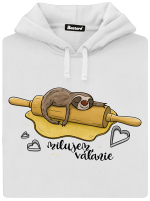 Milujem váľanie dámska mikina klokanka White