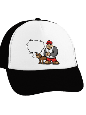 Nehryzem šiltovka truckerka Black cap