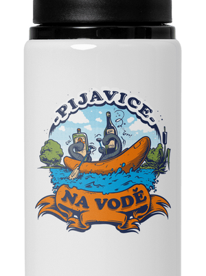 Pijavice na vode flaša na vodu White