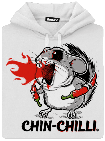 Chinchilli dámska mikina klokanka White