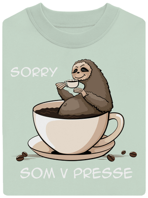 V presse unisex mikina bez kapucne Blush Mint