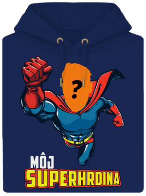 Môj superhrdina unisex mikina premium Navy