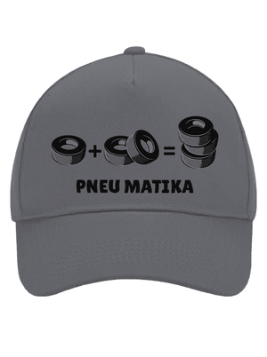 Pneu Matika šiltovka baseballka Graphite grey