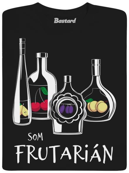 Frutarián pánske tričko Black