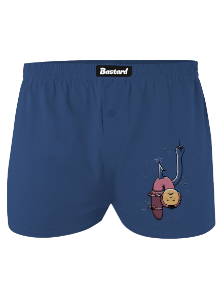 Dáda na rybách pánske trenky Blue