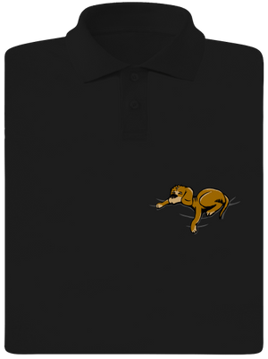 Spiaci pes pánska polokošeľa Black