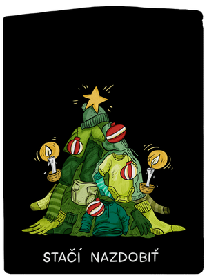 Stačí nazdobiť dámska mikina na zips Black