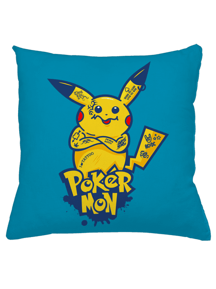 Pokérmon vankúš Blue Turquoise