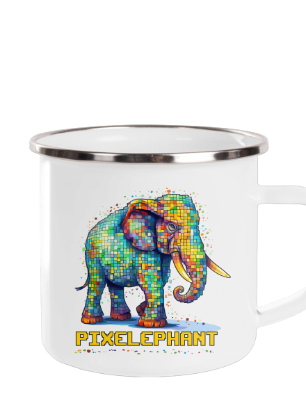 Pixelephant plecháčik White