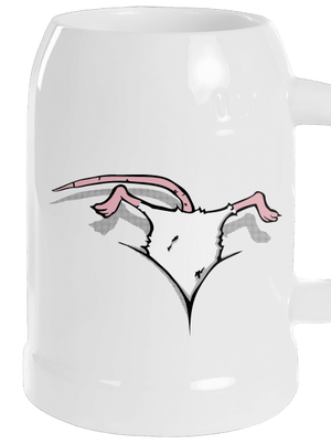 Myš vo výstrihu polliter White