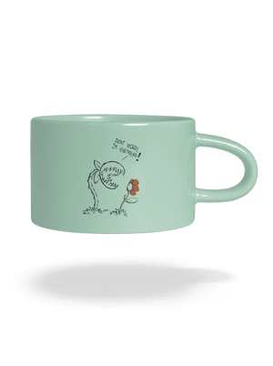 Vegetarián hrnček makronka Mint Macaron