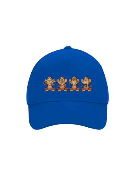 Opička s mobilom šiltovka baseballka Bright Royal