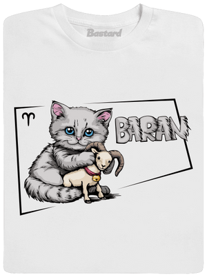 Mačací horoskop: Baran detské tričko White