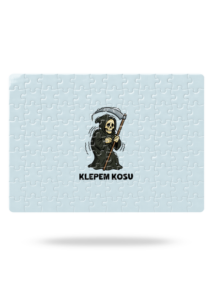 Klepem kosu puzzle White