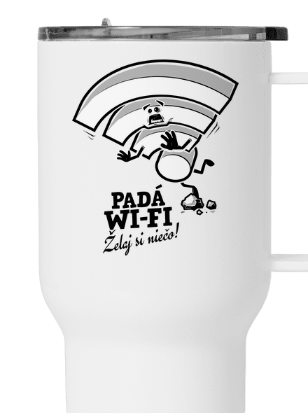 Padá wi-fi termohrnček White