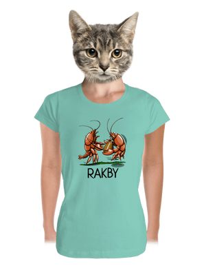 Rakby dámske tričko prémium Mint Mal