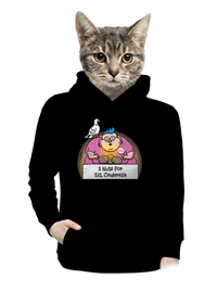 dámska mikina klokanka