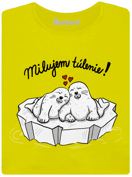 Milujem túlenie dámske tričko prémium Lemon