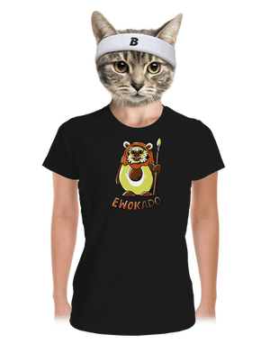 Ewokado dámske športové tričko Black