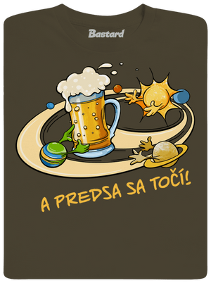 A predsa sa točí! pánske tričko Urban Khaki