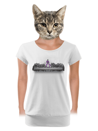 dámske tričko s lemom