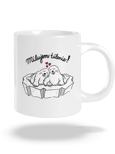 Milujem túlenie veľký hrnček White