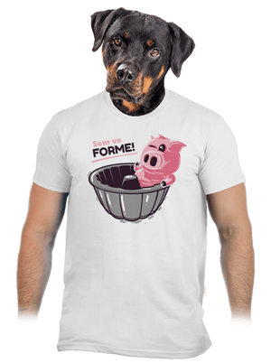 Vo forme pánske tričko White