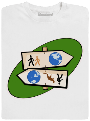 Diaľkový pochod pánske dlhý rukáv White